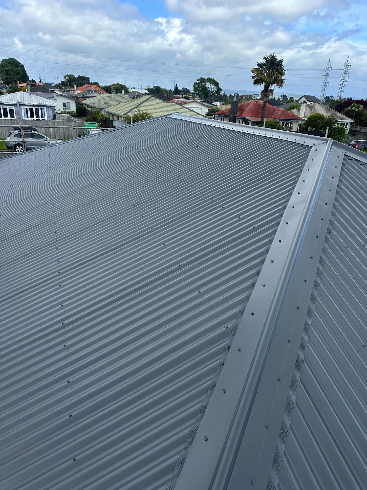 New metal roofing installation by Essential Roofing